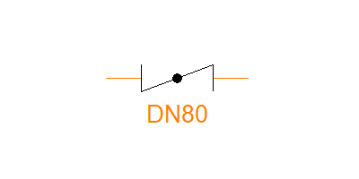 Flange type series 46 DN80
